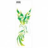 Трафарет універсальний №098, серія "Вогняний птах", 11х33 см, ROSA Talent