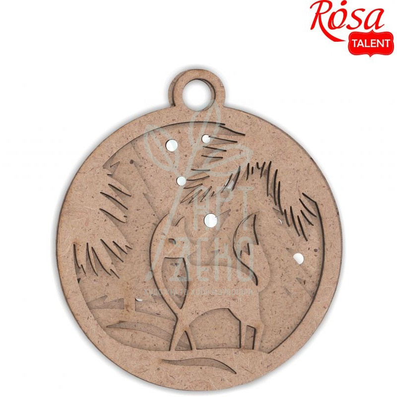 Набір заготовок "Зимова історія" 7, ДВП, 9х8 см, 3 шт., ROSA Talent