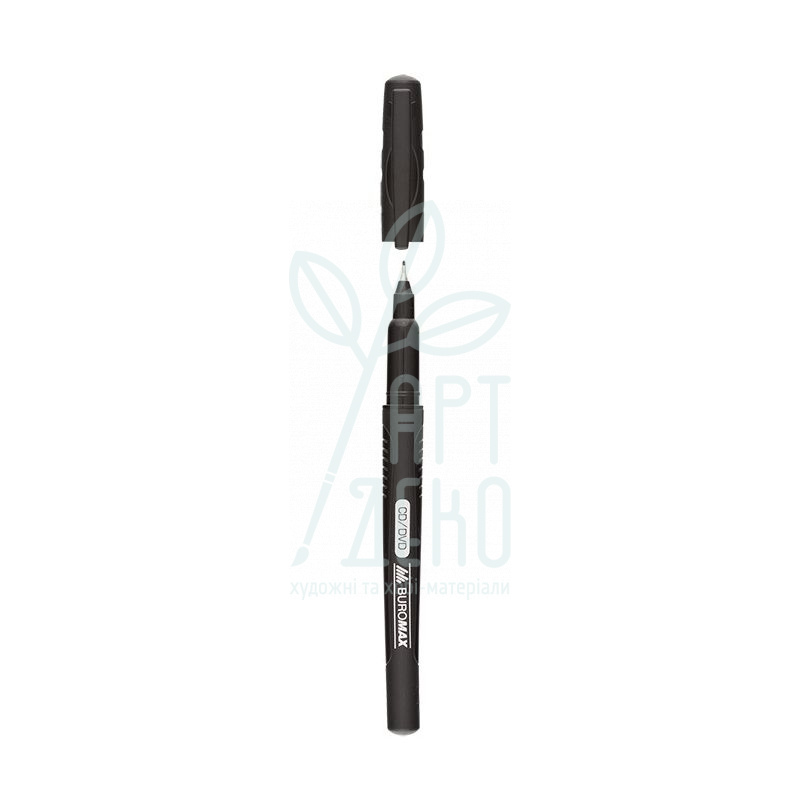 Маркер перманентний для CD, водостійкий, Чорний, 0,5 мм, Buromax