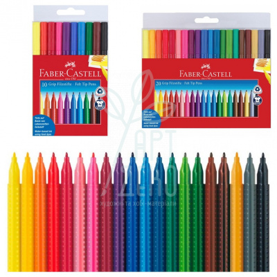 Набір фломастерів Grip, тригранних, Faber-Castell