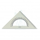 Трикутник пластиковий 45°/160 мм, з транспортиром, KOH-I-NOOR