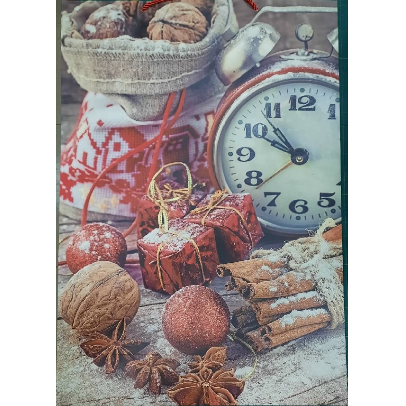 Пакет подарунковий "Новорічне диво", 32x42x11,5 см, Україна