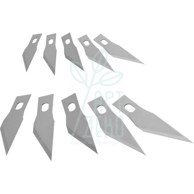 Набір лез для макетного ножа Transotype Cutting knife 17521, 10 шт., Соріс