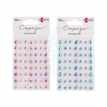 Набір страз самоклеючих "Росинки", 56 шт, Santi