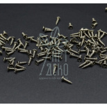 Саморізи для шкатулок, колір стара латунь, товсті, 2х8 мм, 10 г