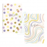 Зошит для записів MonAmi, В5 (17,6х25 см), Soft Touch обкладинка, клітинка, 70 г/м2, 80 л., Школярик