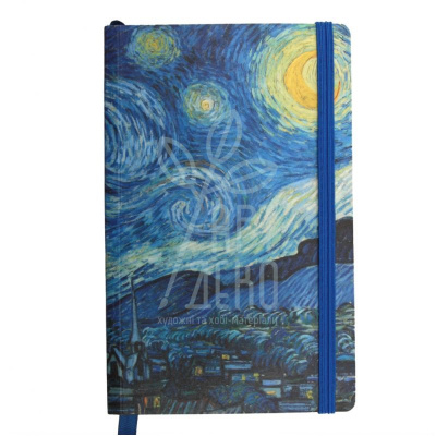 Пленер еко Ван Гог "Зоряне небо", нанокрафт, 130х210 см, крапка, 192 л., Kiri