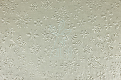 Папір текстурований тиснений "Сніжинки", бежевий, 21х30 см, Україна