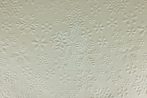 Папір текстурований тиснений "Сніжинки", бежевий, 21х30 см, Україна