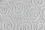 Папір текстурований, тиснений "Троянди великі", білий, 11х15 см, Україна