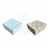 Коробка подарункова, гофрокартон "Ho-ho-ho", 14,5х14х7,2 см, Україна