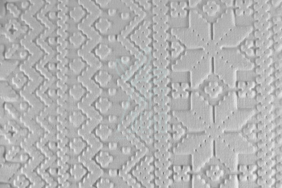 Папір текстурований, тиснений "Новорічний узор", білий, 11х15 см, Україна