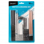 Набір інструментів для рисунку Sketch&Drawing Set, 18 шт, Sinoart