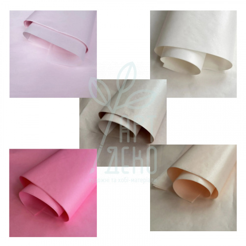 Папір тіш'ю з перламутром, 50х70 см, 30 г/м2, Польща