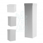 Коробка декоративна, біла, 10х10 см, Україна