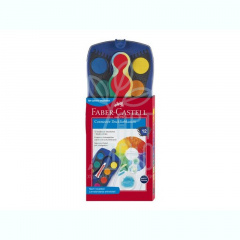 Набір акварельних фарб сухих Connector, 12 шт, Faber-Castell
