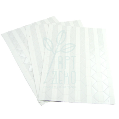 Кутики для альбомів і фотографій, трикутні, білі, 102 шт, Китай