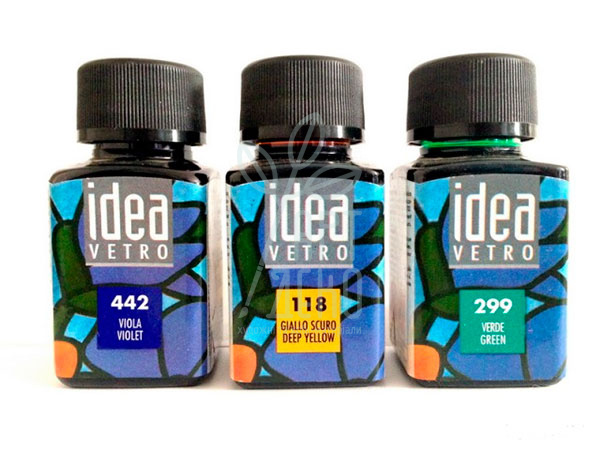 Фарба для скла Idea Vetro, 60 мл, Maimeri