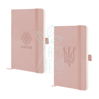 Книга записна Partner Soft Skin, пудрова, клітинка, 12,5х19,5 см, 96 л., Axent Книга записна Partner Soft Skin, пудрова, клітинка, 12,5х19,5 см, 96 л., Axent