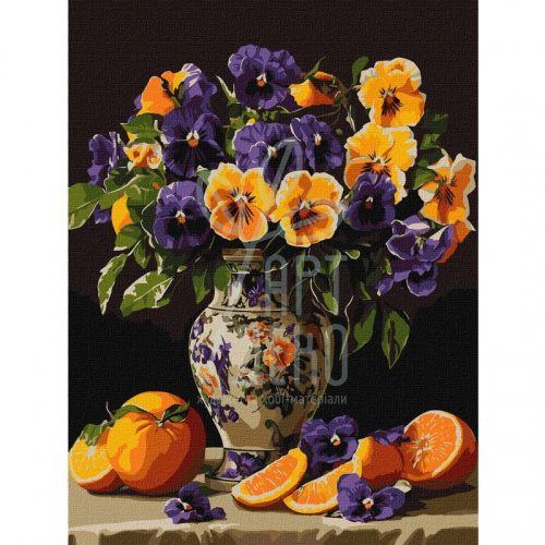 Набір для розпису за номерами "Витончені братики", 30х40 см, Ідейка