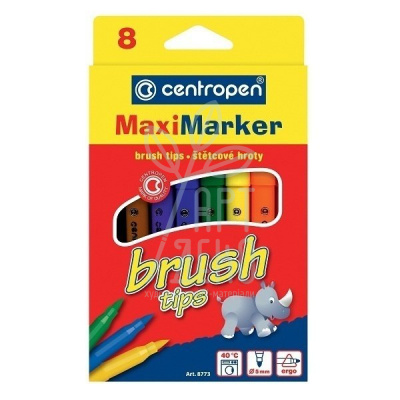 Набір фломастерів Brush Maxi, 8 шт., Centropen
