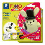 Набір полімерної глини Fimo kids "Зайчик", 2 колори х 42 г, Fimo