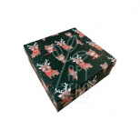 Коробка подарункова "Баварія. Лісові звірята", 18х18х6 см, Україна 