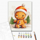 Набір для розпису за номерами "Пряник", 30х40 см, Brushme