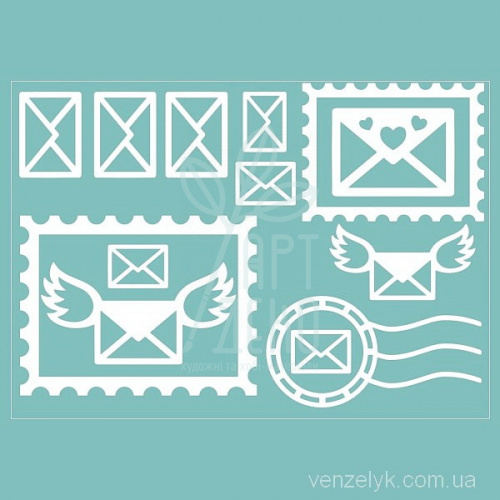 Набір чипбордів "Поштовий набір", Вензелик