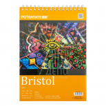 Альбом для рисунку Bristol, спіраль, А4 (21х29,7 см), 240 г/м2, 36 л, Potentate