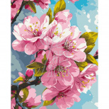 Набір для розпису за номерами "Цвіт сакури", 40х50 см, ArtCraft