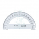 Транспортир пластиковий 180°/100 мм, KOH-I-NOOR
