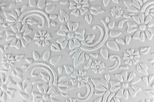 Папір текстурований, тиснений "Орнамент 1", білий, 11х15 см, Україна