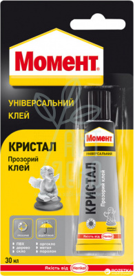 Клей "Момент Кристал", у блістері, 30 мл, Henkel