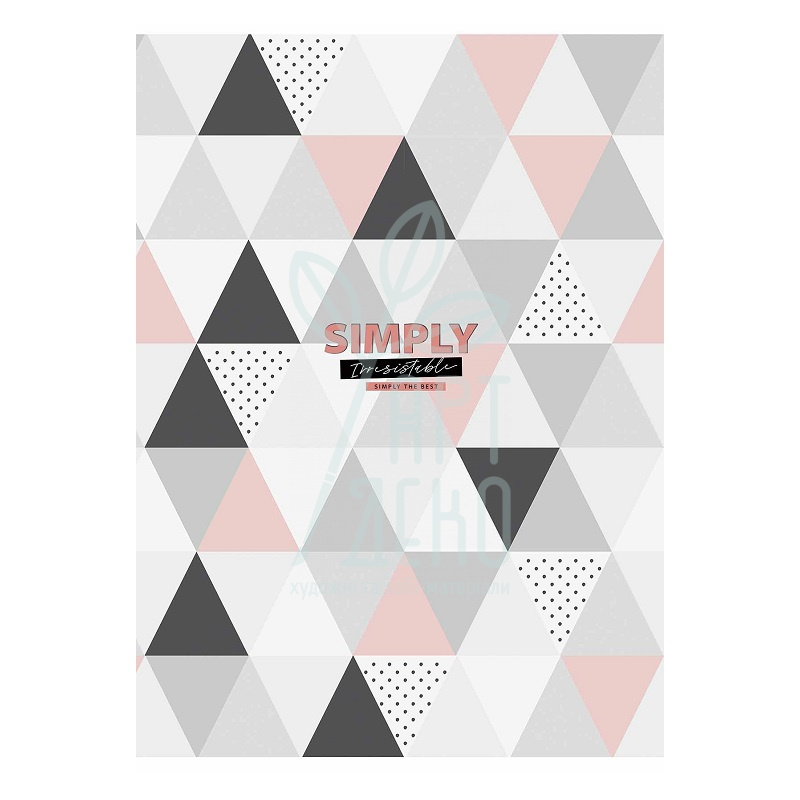 Зошит загальний, А4 (21х29,7 см), лінійка, білий блок, 40 л., Школярик