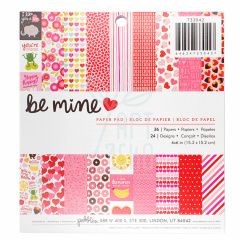 Папір для скрапбукінгу 30x30 см PB Be Mine/XOXO, Pebbles