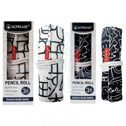 Пенал-згорток для олівців тканинний, 36 шт, Acmeliae
