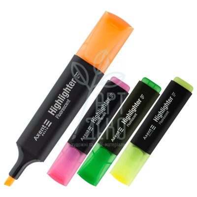 Набір маркерів Highlighter Neon, 4 шт, Delta by Axent