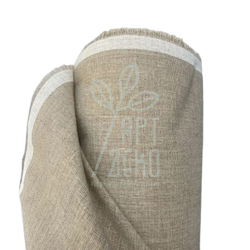 Полотно негрунтоване в рулоні, 1,5х10 м, середнє зерно, льон 100%,  230 г/м2, Україна