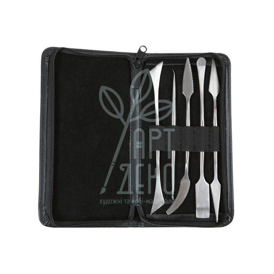 Набір стеків металевих двосторонніх, в пеналі, 5 шт, Renesans
