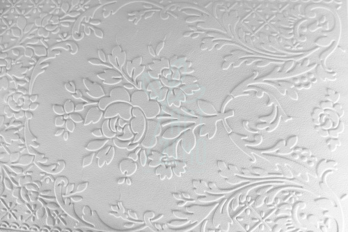 Папір текстурований тиснений "Орнамент 11", білий, 13х18 см, Україна
