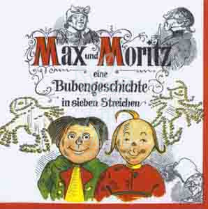 Серветка для декупажу "Брати Макс і Моріц", 33х33 см, Німеччина