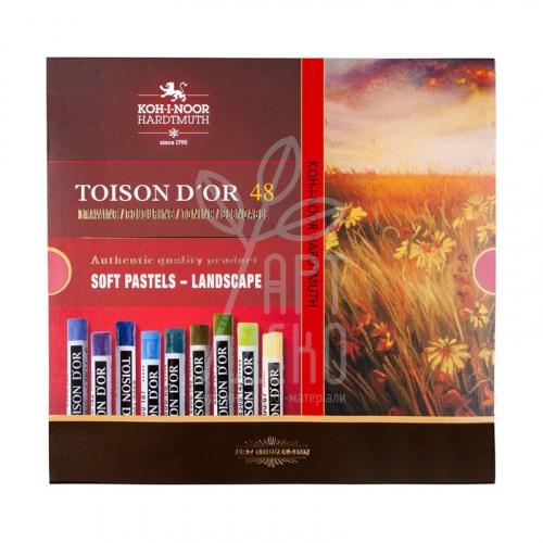 Набір пастелі сухої TOISON D'OR Landscape, 48 шт, KOH-I-NOOR