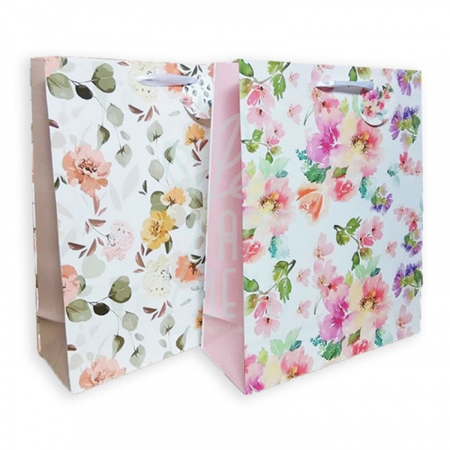 Пакет подарунковий "Ніжні квіти ", 26х32х13 см, Україна