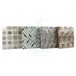 Пакет подарунковий "Блискуча абстракція", 26х32х10 см, Україна 