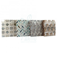 Пакет подарунковий "Блискуча абстракція", 26х32х10 см, Україна 