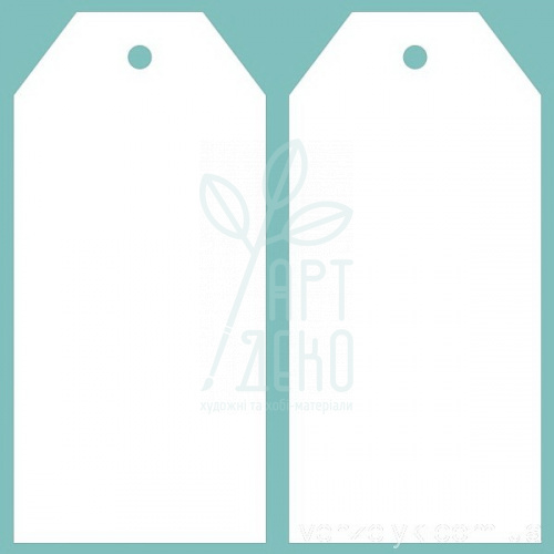 Набір чипбордів "Тег 02" 2 шт., Вензелик