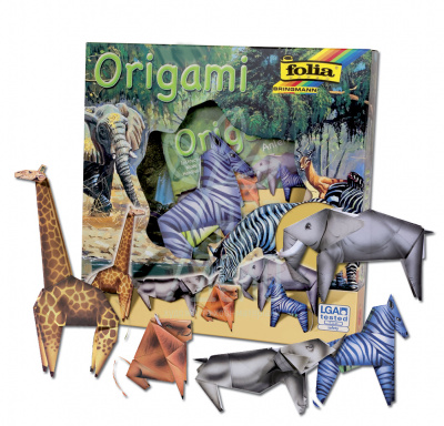 Набір паперу для орігамі Animal World Kits, Cафарі, Folia