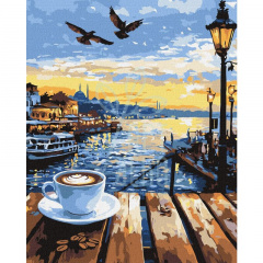 Набір для розпису за номерами "Стамбульський ранок", 40х50 см, Ідейка
