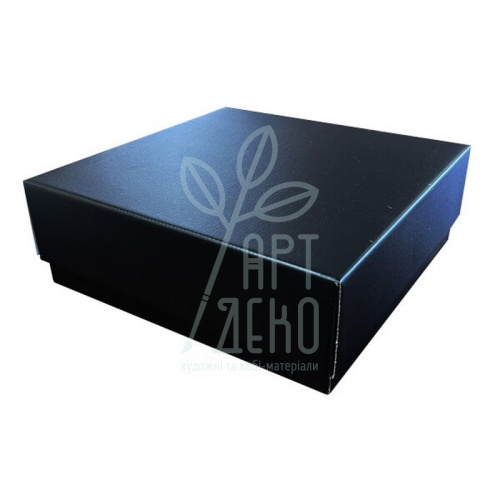 Коробка подарункова, 30х30х8 см, чорна, Україна